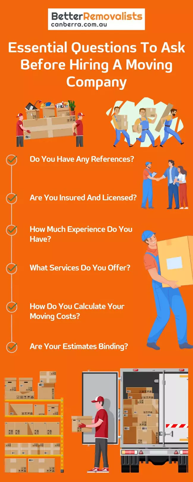 key questions to ask a moving company before hiring